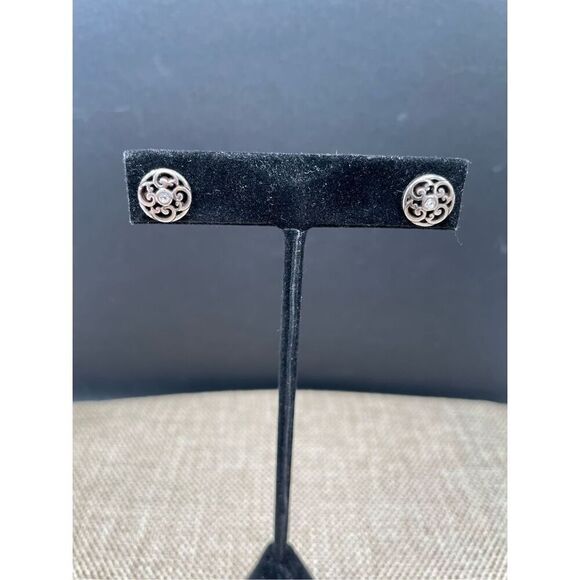 Bundle of 2 pair Brighton Earrings Betsey Mini Post and Twinkle Mini Post Stampe - Picture 2 of 9